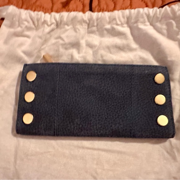 Hammitt Navy Wallet with Gold Accents - Picture 2 of 6